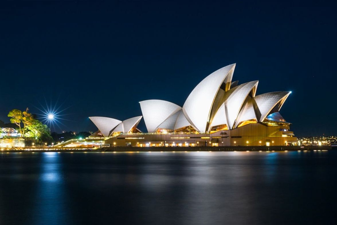 Sydney Harbour framed by the city's waterfront